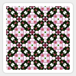 Spring pink flower patterns Sticker